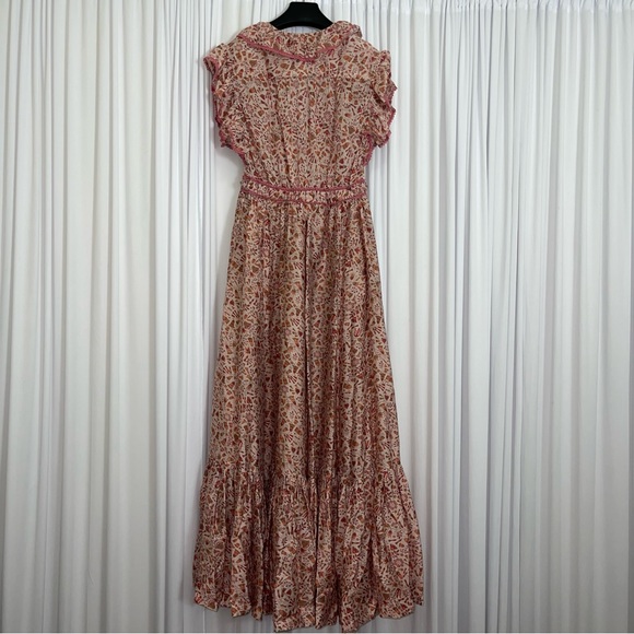 Sabina Musayev Jennifer Floral Ginger Print Maxi Dress size Medium - Picture 7 of 11